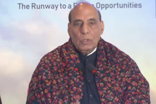 Defence Minister Rajnath Singh at Aero India conclave