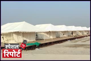 Etv Bharat Tent City in Varanasi