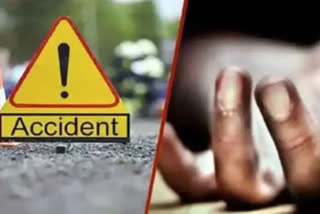 Woman Dead in Road Accident ETV BHARAT