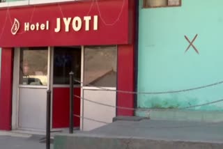 Red Cross marked buildings