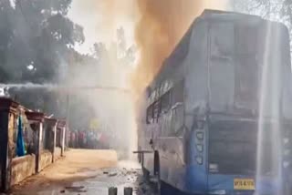 Gwalior bus fire in puri
