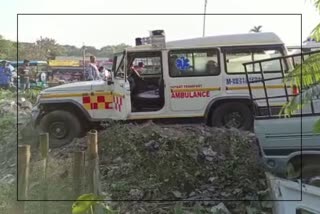 carrying patients ambulance crashed