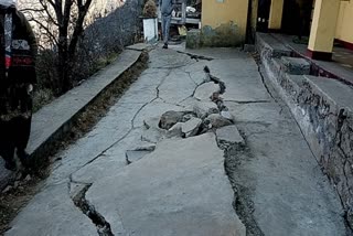 cracked in Joshimath for Earthquake