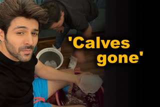 Kartik Aaryan says 'calves gone' as he shoots for Allu Arjun's Butta Bomma remake