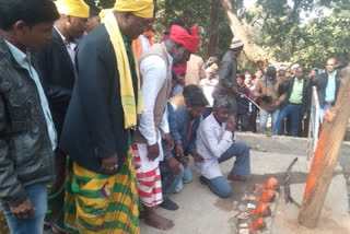 Sammed Shikhar controversy Mahajutan of tribals at Parasnath Giridih