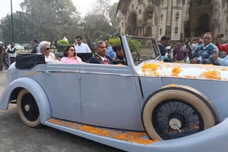 A vintage car at 10th edition of 21 Gun Salute Concours d'Elegance