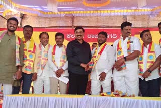 BJP leaders and workers Join KRPP party