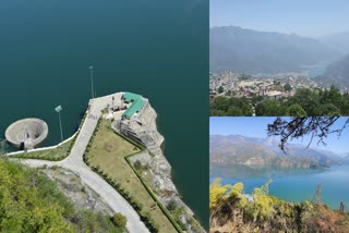 fluctuations in the water of tehri lake