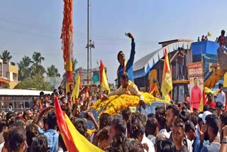 reddy power show in gangavathi