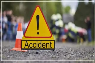 Road accident at Jonai