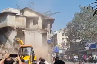 demolished a 100-year-old building in Malad