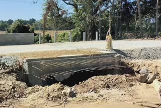 delay in oupada construction work