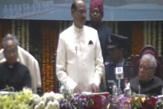 File photo of Om Birla while making speech