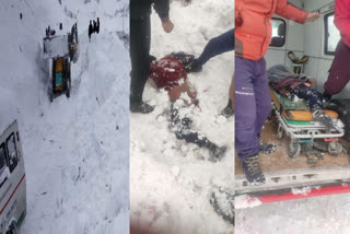 Two Bodies recovered from Ganderbal etv bharat