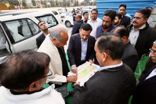 CM Gehlot visited site of New MLA Flats, appreciates design and construction quality