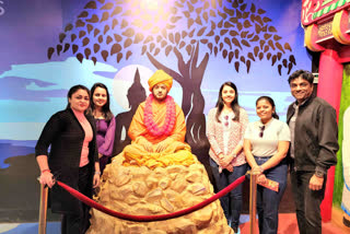 Swami Vivekananda wax statue in Jaipur installed on his birth anniversary