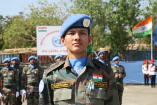 Indian peacekeeper Karisma Kathayat