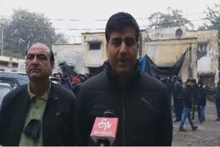 Etv BharatKashmiri pandit employees protest