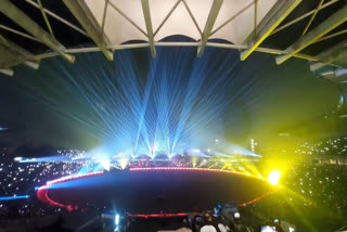 Eden Gardens Laser Show ETV Bharat