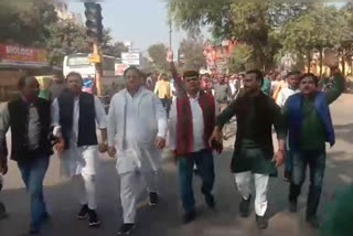 Gwalior OBC Mahasabha Protest Against Karni Sena