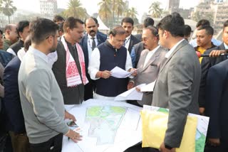 CM visit Fancy Bazar Botanical Garden site