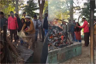 gwalior hindu women last rites done by muslim boys