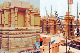 construction work of Ram mandhir in Ayodhya is going on at a fast pace