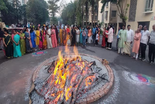 Bhogi celebrations in Telangana