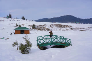 Tourists goings Kashmir to see beauty of Kashmir snow