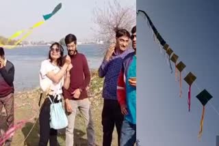 Kite Flying on Makar Sankranti in Udaipur