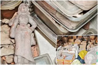 Antiquities  Archeological materials  Antiquities worth billions of rupees  west bengal  Administrator General and Welfare Trustee  Chandraketugarh  Archaeological Survey of India  latest news in west bengal  latest national news  latest news today  രഹസ്യ റെയ്‌ഡ്  പുരാവസ്‌തുക്കള്‍  പശ്ചിമ ബംഗാള്‍  അഡ്‌മിനിസ്ട്രേറ്റർ ജനറൽ ആൻഡ് വെൽഫെയർ ട്രസ്റ്റി  ചന്ദ്രകേതുഗഢില്‍  ആർക്കിയോളജിക്കൽ സർവേ ഓഫ് ഇന്ത്യ  പശ്ചിമ ബംഗാള്‍ ഏറ്റവും പുതിയ വാര്‍ത്ത  ഇന്നത്തെ പ്രധാന വാര്‍ത്ത  ഏറ്റവും പുതിയ ദേശീയ വാര്‍ത്ത