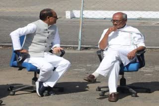 bhopal shivraj and digvijay photo viral