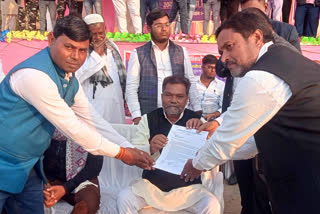 Jharkhand Education Minister Jagarnath Mahto in Bagodar