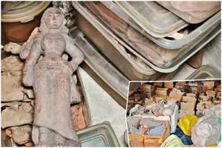 Antique Items Seized In West Bengal