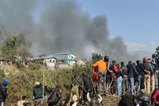 A 72-seater passenger aircraft crashes on the runway at Pokhara International Airport in Nepal.