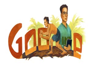 Google pays homage  Olympian Wrestler Khashaba Jadhav  special doodle  ഖഷബ ജാദവ്  സ്വാതന്ത്ര്യാനന്തര ഇന്ത്യ  ഒളിമ്പിക്‌സ് മെഡൽ  ഇന്ത്യയിലെ ആദ്യ ഒളിമ്പിക്‌സ് മെഡൽ  ഗൂഗിള്‍  1952 ലെ ഒളിമ്പിക്‌സ്  ഒളിമ്പ്യൻ ഖഷബ ജാദവ്  പ്രത്യേക ഡൂഡിള്‍  ന്യൂഡല്‍ഹി  കോലാപ്പൂർ  ഗുസ്‌തി