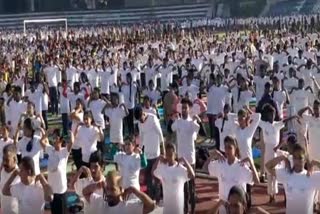 Record yogathon in Karnataka