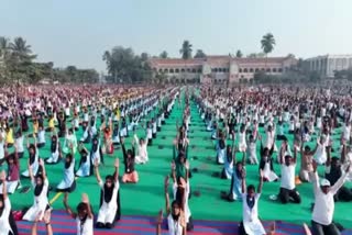 record yogathon in karnataka