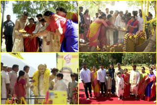 Chandrababu Naidu in Sankranti Celebrations