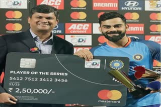 Virat Kohli won man of the Match