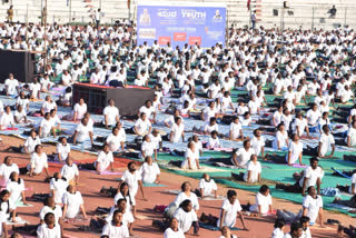 Karnataka Yogathon 2023 ETV Bharat