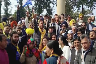 Protest in Karnal