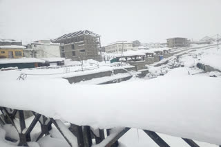 Kedarnath covered in white after heavy snowfall