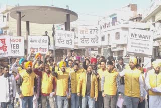 YPSS volunteers took out a massive awareness march in the markets