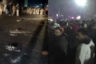 stone pelting in aligarh