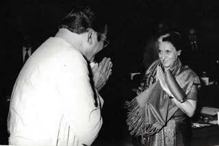 NTR rare political photos with national leaders