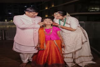 The daughter of a diamond merchant in Surat took diksha at the age of 9