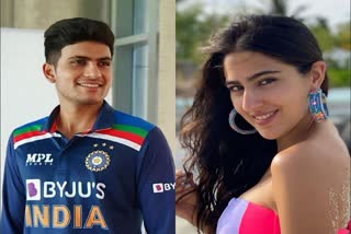 Shubman Gill and Sara Ali Khan