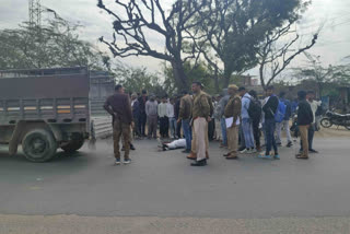 Tractor hit bike in Jhunjhunu, Youth death in Accident