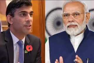 British PM Rishi Sunak, PM narendra Modi